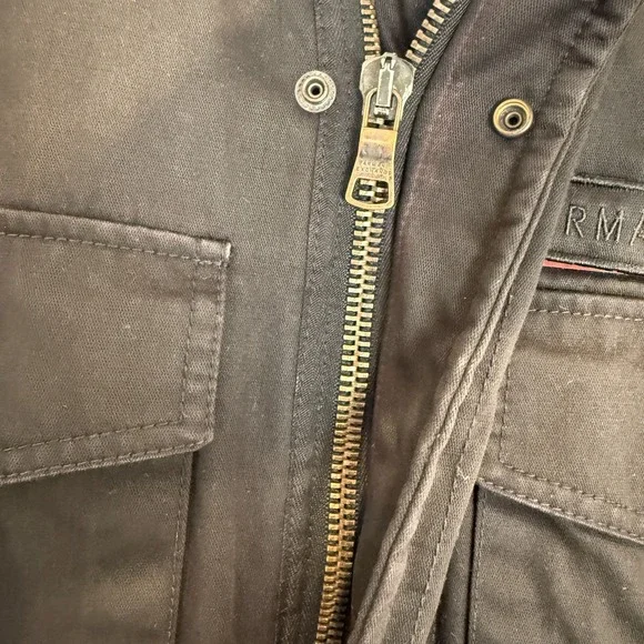 Armani Exchange Archive Military Coat Jacket Men Medium Moto Biker